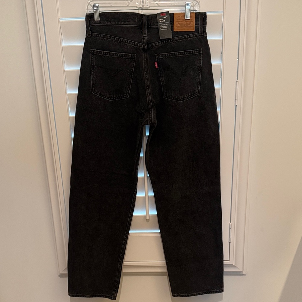 Levi's women's "DAD" Black Jeans